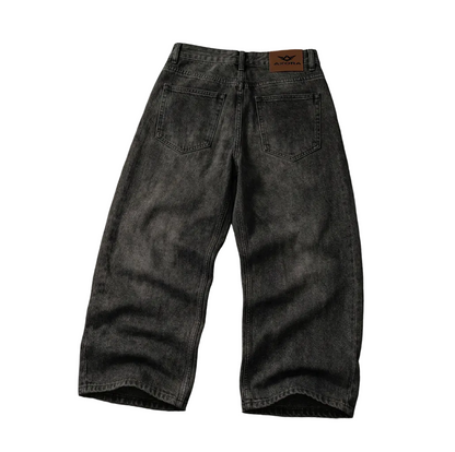 VAQUERO NEGRO BAGGY ROSAS (Drop 001)
